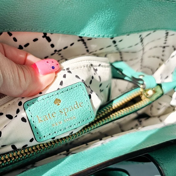 Kate Spade ♠️ New York Quinn Villabella Avenue Leather Bow Bag - Picture 10 of 12